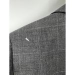 Lafayette 148  Women's One Button Blazer Jacket Long Sleeve‎ Dark Gray Size 4 Photo 4