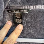 Victoria's Secret Victoria’s Secret womens soft cozy plush striped short robe gray XL/XXL Photo 3