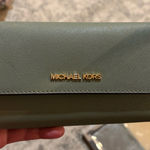 Michael Kors MK olive green long wallet Photo 0