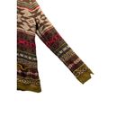 Eddie Bauer  Southwestern Print Button Front Cardigan Beige Size S Boho Fall Cozy Photo 10