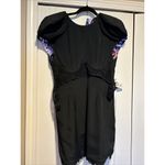 Versace NWT. $1996  Baroccoflage Print Mini Dress In Black IT38/US2 blue Photo 14