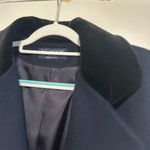 Vintage 80s J. G. Hooks Sz: 10P Long 100% Wool Navy Single Breast Peacoat. Blue Photo 10