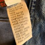 Vintage Floral and Denim Maxi Dress Size 10 Blue Photo 3