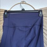 Alo Yoga  Blue Moto-Style Leggings with Ribbed Panels Photo 7