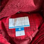 Columbia  Women's Checkered Red Puffer Jacket plaid removable hood down coat Photo 6