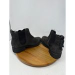 UGG  Chelsea Boots Suede Ankle Pull On Lug Sole Casual Black Size 7 Photo 2