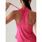 Athleta MALDIVES SPORT ZIP TANKINI Top Tulip Pink 34 B-C Photo 1