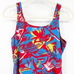 Columbia  Womens PFG‎ Freezer III Tropical Floral Active Outdoor Dress Size S Red Photo 3