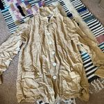 Sleeper small button down top Tan Photo 2