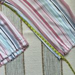 Anthropologie Cloth & Stone by Rita White Blue Pink Wide Leg High Rise Pants M Photo 4