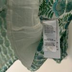 India Collection Emerson Fry Frances Frida Blue Green Organic Cotton Top EUC XS Photo 9