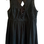 Torrid | Black Sheer Keyhole Lace Trimmed Night gown Chemise Nightie | 2X Photo 0