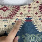 Vintage Willowbend Tapestry Vest Women’s Large Western Rodeo Cowgirl Boho Indie Green Photo 4