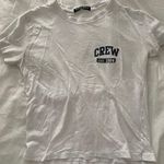 Brandy Melville Dark Blue “crew” T Shirt Photo 0