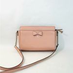 Kate Spade Baldwin Street Angelica Bow Crossbody Bag Rosycheeks Pink Leather Photo 1