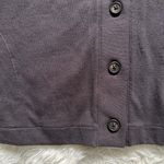 Madewell Cardigan Organic Cotton Crop Sweater Button Front Deep Coal Gray XXL Photo 8