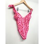AQUA Printed One piece Swimsuit Beach Shells in Pink Size Small NEW Photo 2