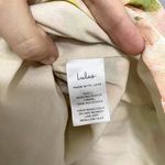 Lulus  Spring Vibes White Floral Print Cutout Long Sleeve Peplum Top XL Photo 3