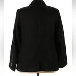 Jessica London  Classic Black Linen Blend Blazer Jacket Plus Size 18W Photo 1