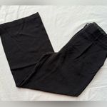Theory Black Pleat Front Twill Wide Leg Pants 8 Photo 12