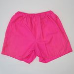 Vintage 80s Hot Pink Windbreaker Nylon Soccer Shorts Size M Photo 2