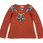 | Johnny Was Jwla Peace Love Life - Embroidered Long Sleeve Photo 0