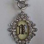 Ladies' Old English Monogram Initial Necklace Photo 0