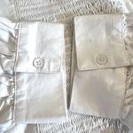 Levi's Levi’s Statement Milkmaid Blouse Women’s XL NWT Natural White Cropped Ruched Photo 7