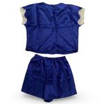 Partners Satin Pajama Set Blue Size M Photo 5