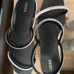 Cider Black and glitter strap sandals  Photo 10