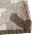 Ser.O.Ya. Tetra Fuzzy Skirt Soft Cozy Sweater Camo Print Mini Stretch Size Small Brown Photo 2