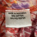 Faith Boho Beaded Sleeveless Tunic Top Medium Orange‎ Purple Tie Dye Orange Photo 6