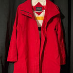 Pendleton Bright Red Wool Coat Photo 0