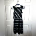 Antonio Melani  Black Swan Chiffon piano pleated cocktail Dress 0 Photo 2