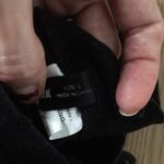 Womens Blush Mark Tie Up Distressed Stretchy Jean Shorts Black Size Large Photo 4