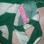 Anja horvat X Anthropologie green printed bow accent maxi rare Xs $120 spring Photo 6