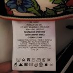 Moncler NWT Red Floral Cream Base Chic Edgy Feminine Grenoble Ski Pants Size 42 Photo 5