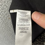 Loft  Pull On Gathered‎ Ruffle Skirt Black Tan Women's Medium Photo 4