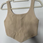 House of Harlow 1960 tan crop top size small Photo 0