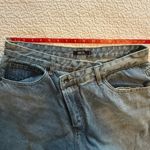 Micas Designer Jeans Straight Leg Asymmetrical Waist Button-up Women XXL Photo 8