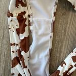 SheIn Womens Brown/White Cow Print Bikini - M Photo 9