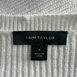 Ann Taylor Lace Up Sweater Size Medium Photo 4