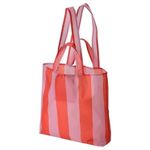 Foldable Pocket Reusable Shopping Tote Ikea Striped NEW Bag u Discontinued Pink Photo 0