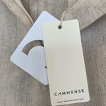 NWT Commense Beige Linen Wide Leg Trouser Pants Old Money Quiet Luxury Aesthetic Tan Size M Photo 5