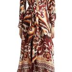 Farm Rio  Cream Toucans Scarf Maxi Dress S Photo 2