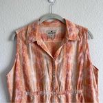 Woolrich  Peach Woven Textured Sleeveless Tank Photo 1