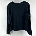 Bryn Walker  Long Sleeve T-Shirt Top Cotton Boxy Relaxed Fit Casual Black Medium Photo 3
