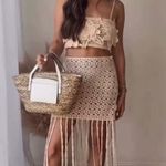 ZARA Crochet Skirt Photo 3