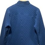 Duluth Trading Company Quilted Snap Pullover in Navy Blue Size Medium Photo 5