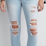 American Eagle Outfitters Jegging Crop Blue Size 4 Photo 0